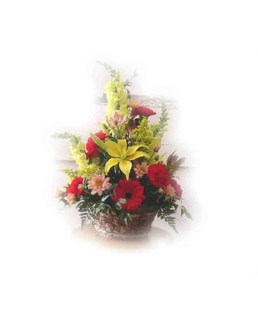 Sunny Flower Basket