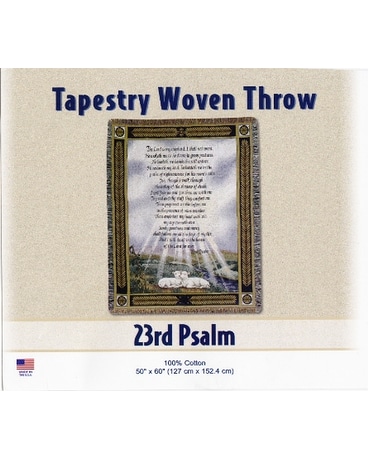 23rd Psalm Tapestry
