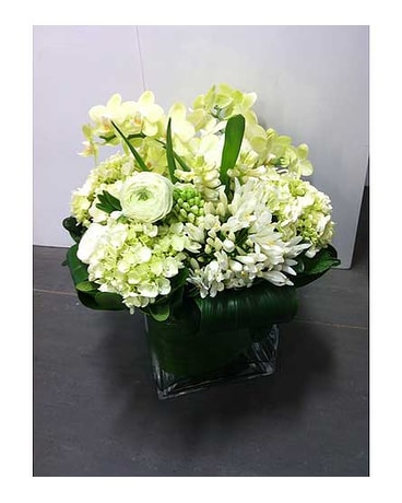 Serene Green Tea Flower Arrangement