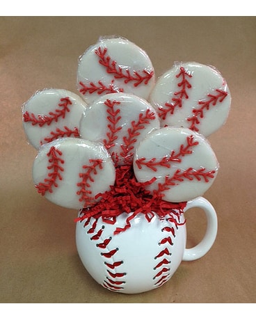 Baseball Cookie Bouquet