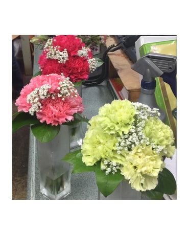 carnation bridesmaid bouquet