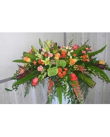 A Coral Experience (PSF-147) Flower Arrangement