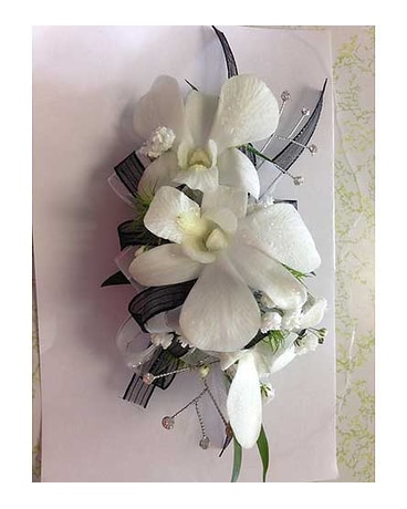 White Orchid Corsage