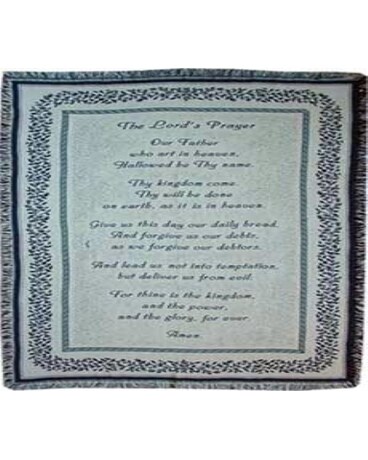 Lord's Prayer Throw