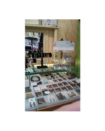 Jewelry on display in Milton