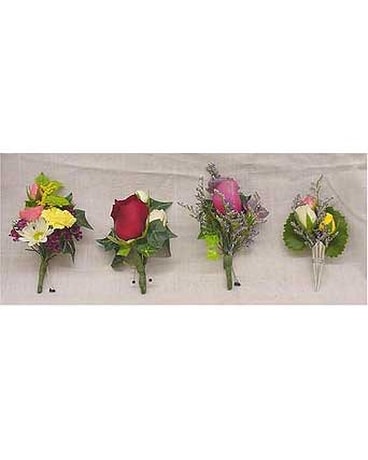 Boutonniere So Many Choices!  Call us!