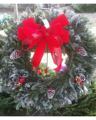 Wreath w/ Velvet bow