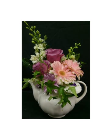 M & W's Time For Tea Flower Arrangement