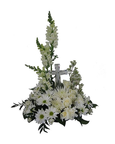 Kennedy's Crystal Cross - White