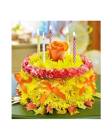 Autumn Flower Cake