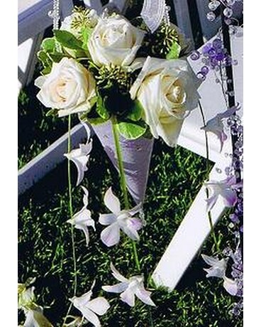 Purple Cones with Roses