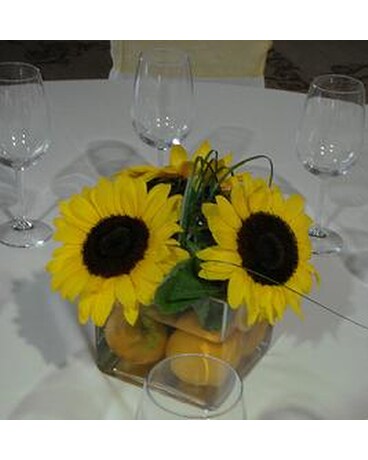 Yellow Sunflower Centerpiece