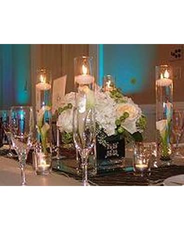 White Wedding with Candles