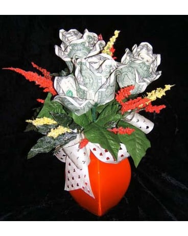 Money Rose Arrangements