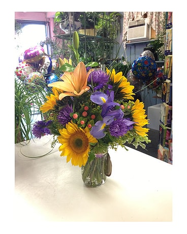 Summer Mason Jar Bouquet