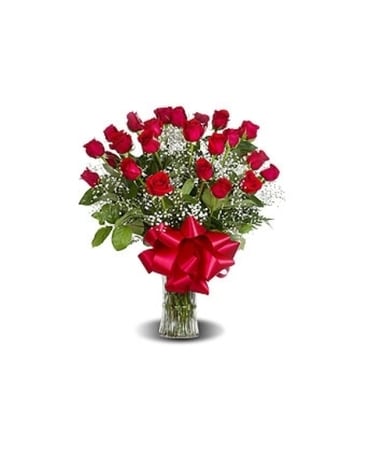 EXPRESSIONS OF LOVE- 2 DOZEN ROSES ARRANGED Flower Arrangement