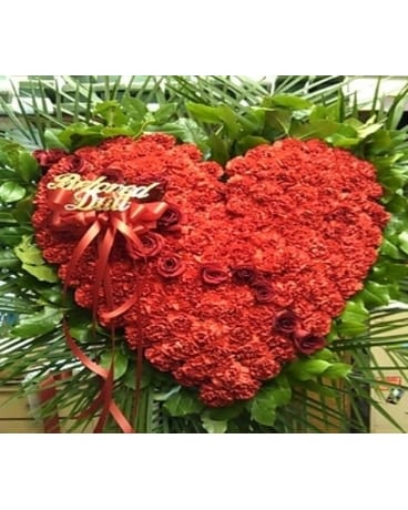 RED HEART BURSTING