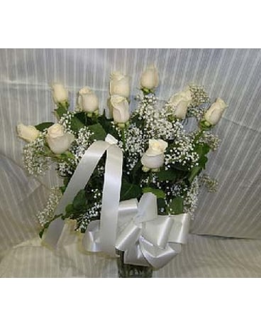 White roses Flower Arrangement