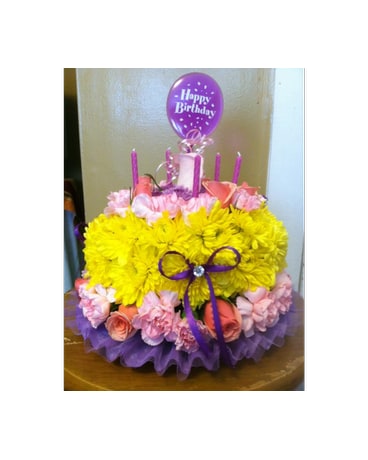 Spring Birthday Cake