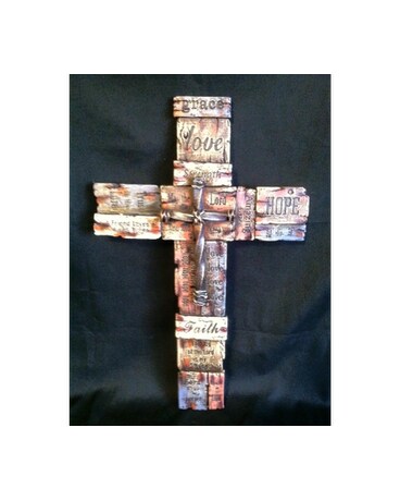 Word Wall Cross