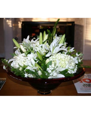 Low White Centerpiece