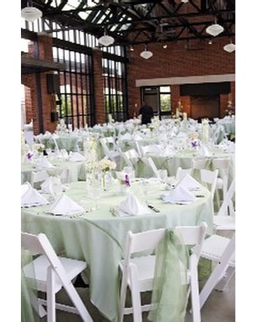 Green & White wedding