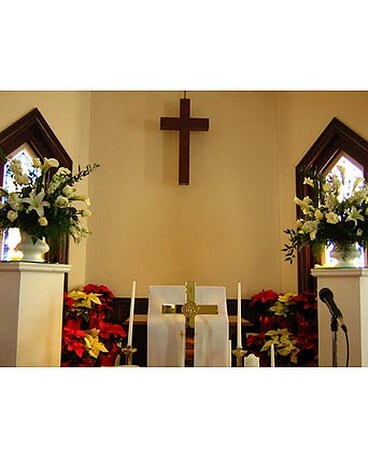 White Church Flowers