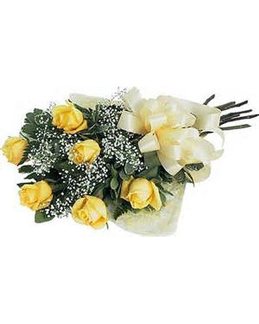 6 Yellow Roses