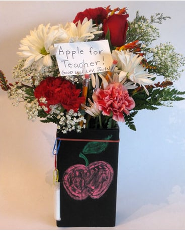 custom chalk bd vase
