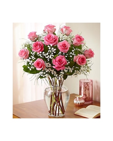 Pink Long Stem Roses
