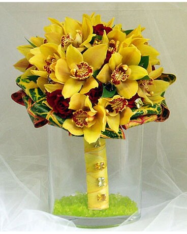 Topaz Cymbidiums Bouquet