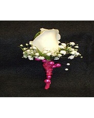 White Rose with Bling