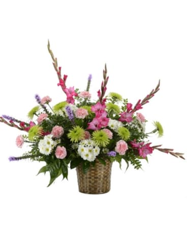 Lovely Lady Funeral Arrangement
