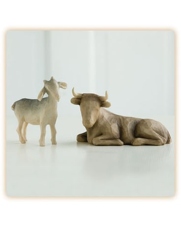 Ox and Goat (set of 2)