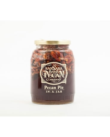 Traditional Pecan Pie-In-A-Jar Flower Arrangement
