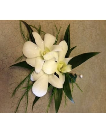White Dendro Orchid Bout