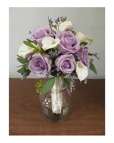 Lavender & White Bridal Bouquet