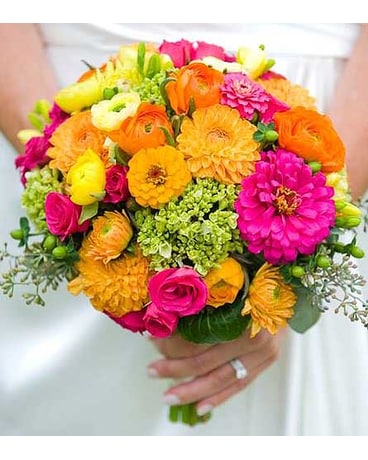 Bright Bridal Bouquet