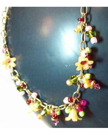 Garden Summer Flower Necklace