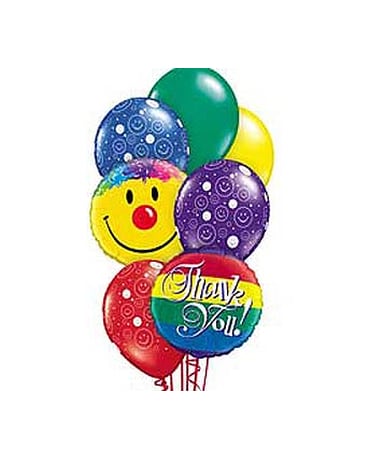 Thank You Smiles Theme Balloon Bouquet