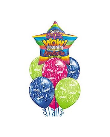 WOW! Congratulations Theme Balloon Bouquet