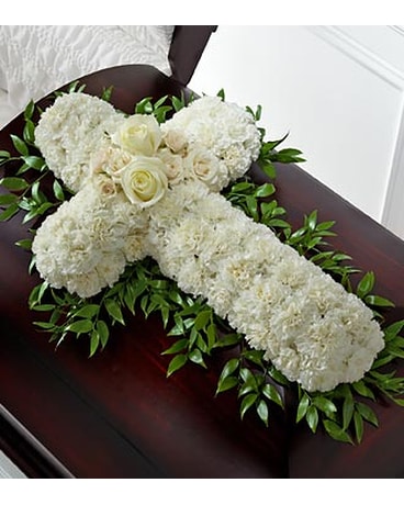 The Peaceful Memories Casket Spray