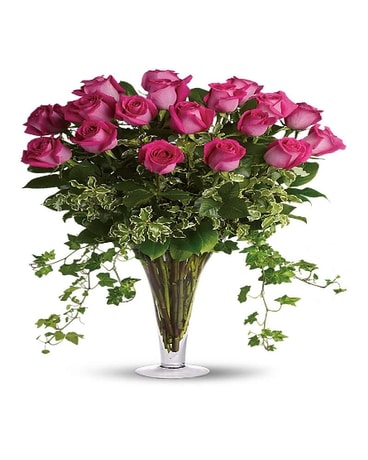 Dreaming in Pink 18 Red Roses