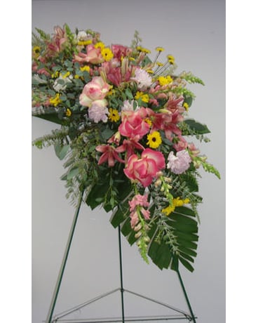 Sympathy - Mixed Flower Easel