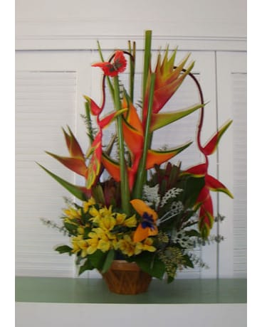 Exotic Basket Arrangement