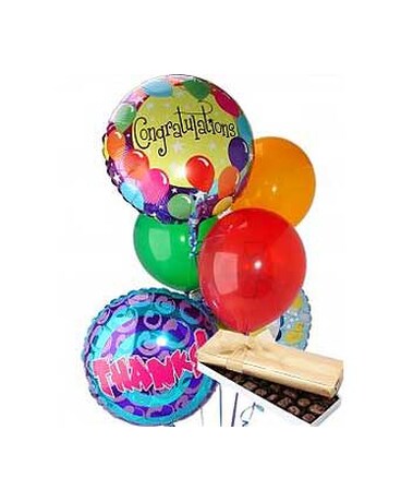 Balloons & Chocolate-6 MixedChoose Occasion
