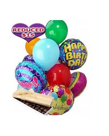 Balloons & Chocolate-9 Mixed,Choose Occasion