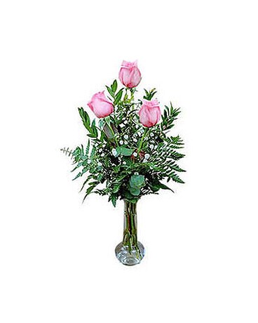 3 Roses Arranged  Choose a Color