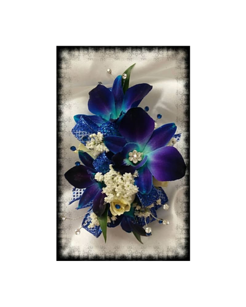 ★EMIS★ CORSAGE FLAT BAGSKY BLUE m1037_1446246 Amazon.com: Ansofi Light Blue Peony Corsage and Boutonniere