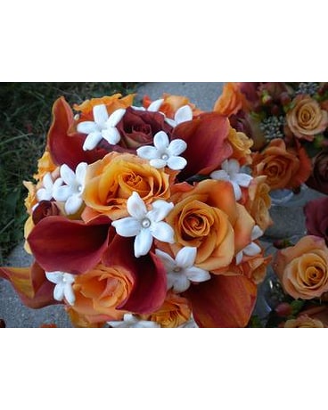 fall bridal bouquet